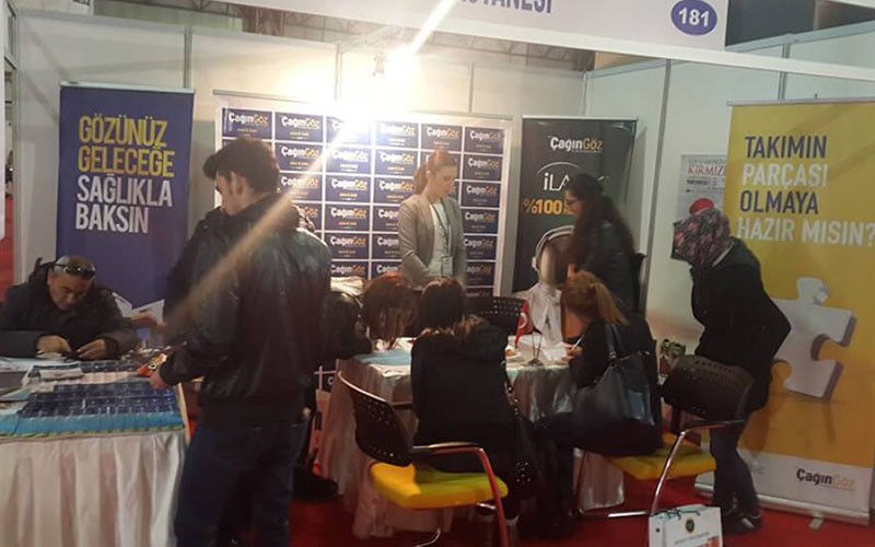 Çağın Göz Hastanes DOMİF'14 Fuarındaydı